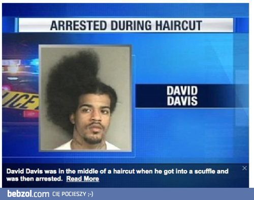 Aresztowany u fryzjera