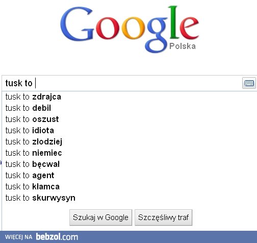 Tusk według google