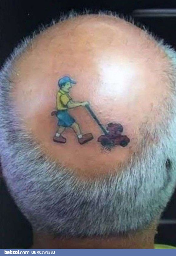 I teraz wiadomo skąd ta łysina