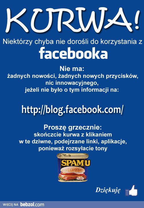 Nie klikajcie we wszystko na fejsie