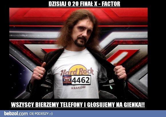 Głosuj na Gienka!