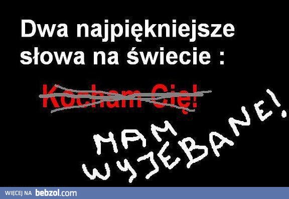 Najpiękniejsze słowa na świecie