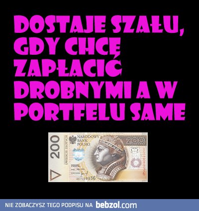 Gdzie są drobne?