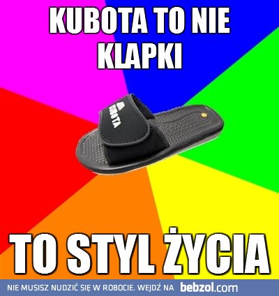 Klapki kubota