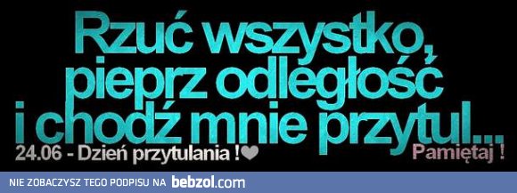 W piątek jest dzień przytulania - pamiętaj! 