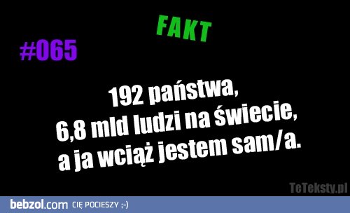 192 państwa 6,8 mld ludzi....