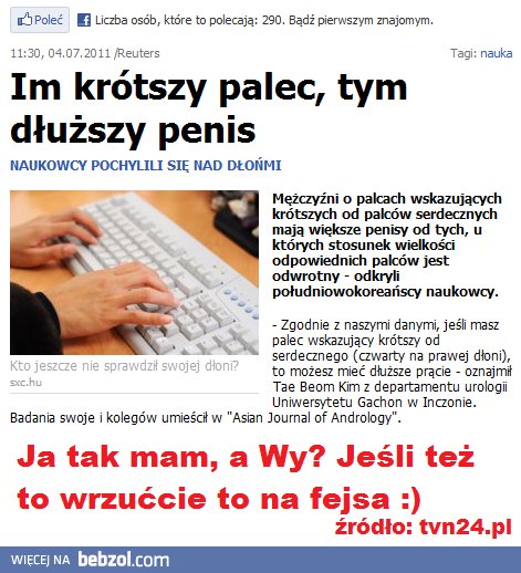 Ja tak mam, a Wy?