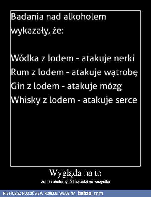 Interpretacja wyników badań nad alkoholem
