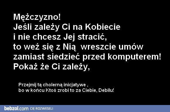 Mężczyzno..!