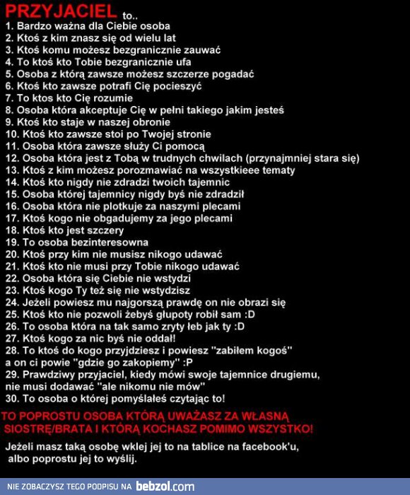 Przyjaciel to..