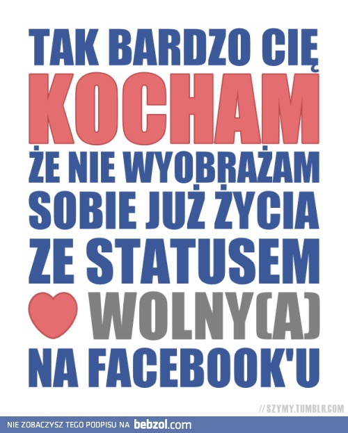 Tak bardzo cię kocham..