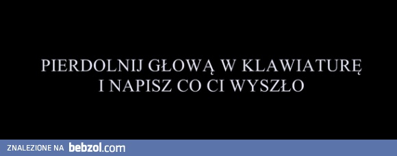 Co ci wyszło? 