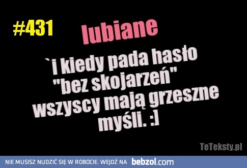 Bez skojarzeń