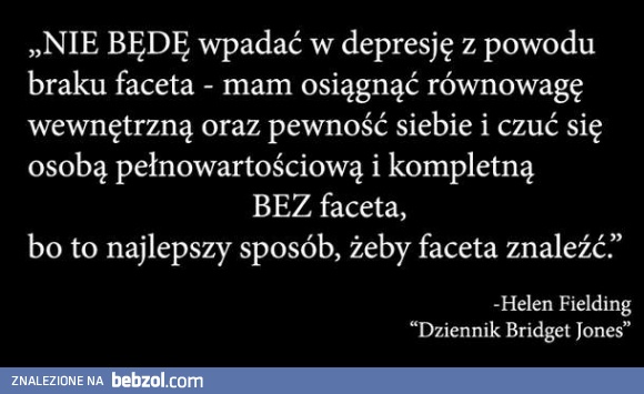 Dobre samopoczucie bez faceta gwarancją na jego znalezienie 