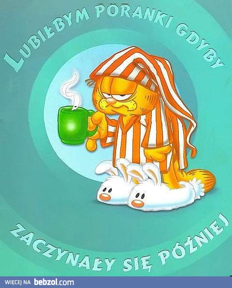 Lubiłbym poranki gdyby..