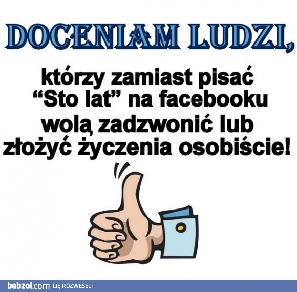 Doceniam ludzi