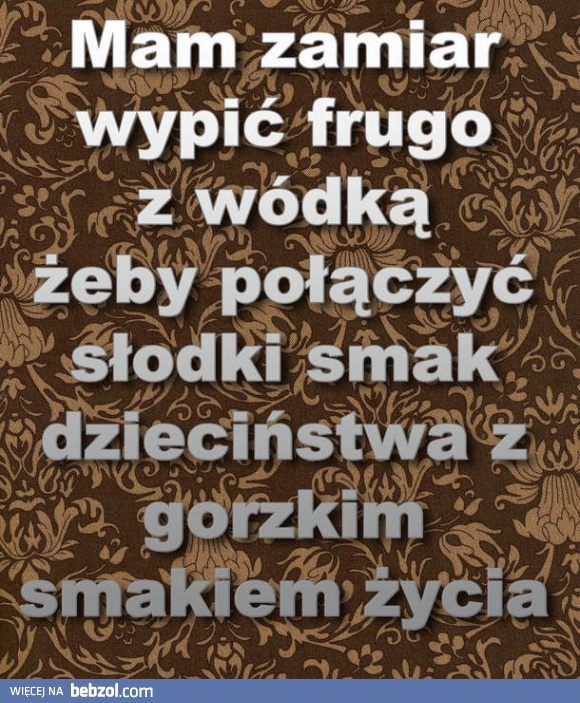 Frugo z wódką