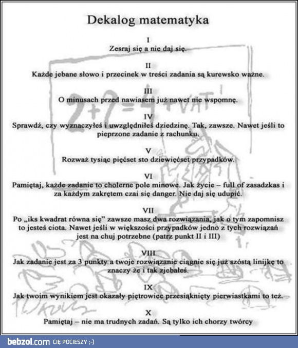 Dekalog matematyka 