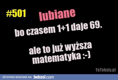 Bo czasem 1+1..