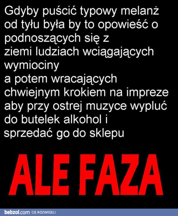 Melanż od tyłu