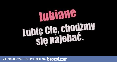 Lubię cię