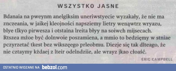 Wszystko jasne