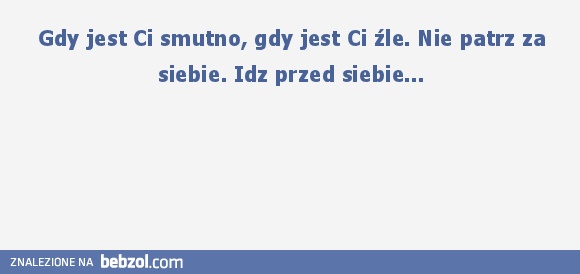 Smutno i źle.