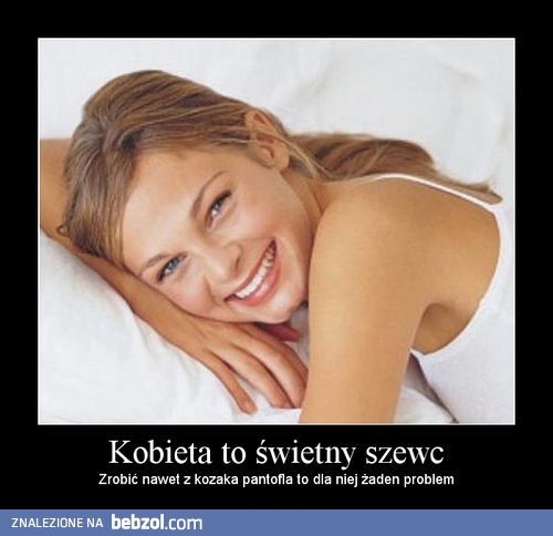 Kobieta to świetny szewc