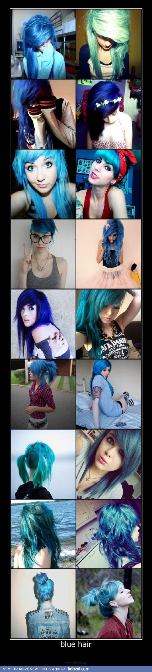 Blue hair! 