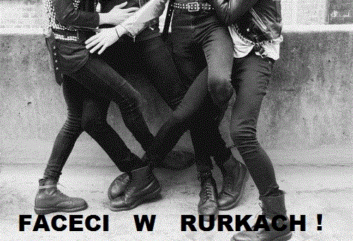 Faceci w rurkach