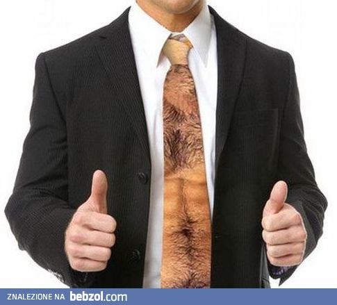 Baaaardzo męski krawat