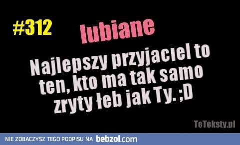 Najlepszy przyjaciel to ten..