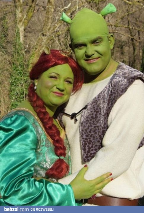 Fiona i Shrek w realu