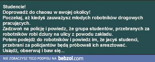 Rozrywka dla studenta