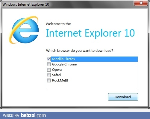 Internet Explorer 10