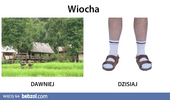 Wiocha - dawniej i dziś