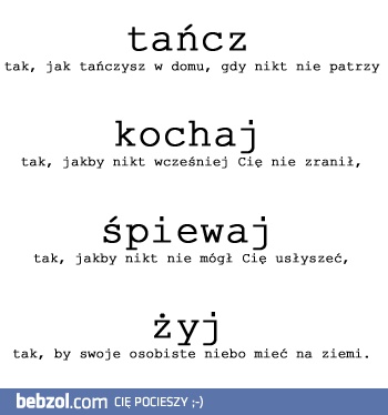 Tańcz, kochaj, śpiewaj, żyj!