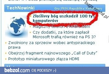 złośliwy bóg