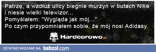 Biegnący murzyn 