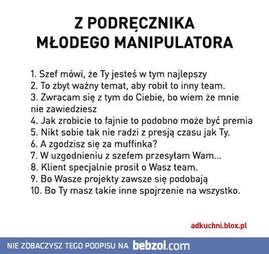 Podręcznik młodego manipulatora