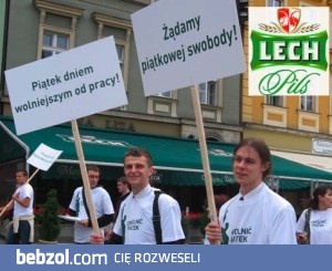 Piątek dniem wolniejszym od pracy!