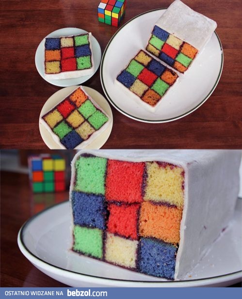 Ciasto jak kostka Rubika