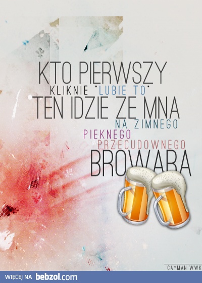 Kto pierwszy, ten lepszy! 