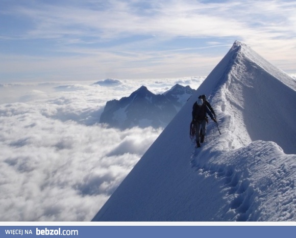 Na góry wchodzi się nie po to, by zdobywać szczyty, ale po to by pokonywać własne słabości