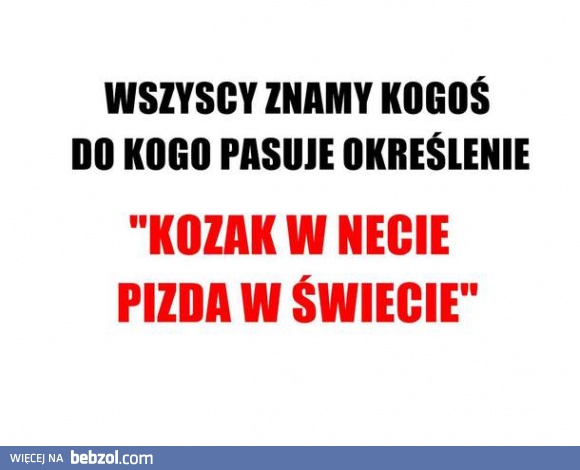 O tak..znamy! :-)