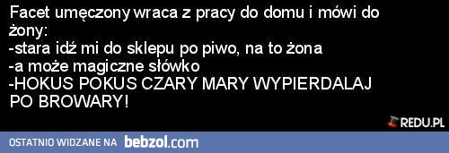 magiczne słówko