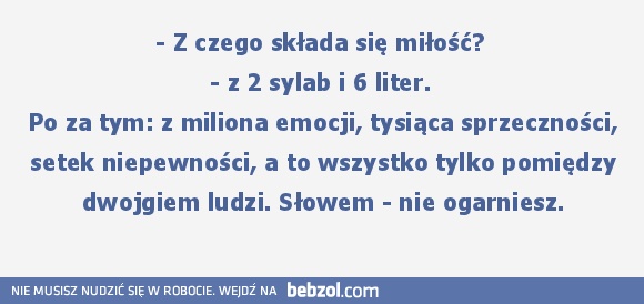 Z czego składa się miłość?