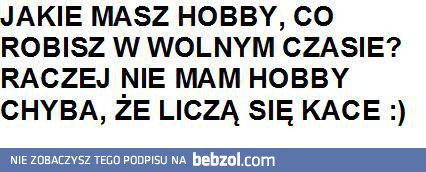 Jakie masz hobby? 