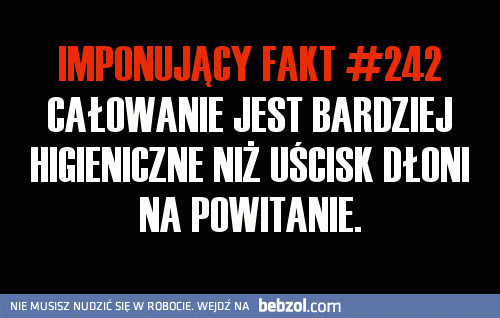 Całowanie vs uścisk dłoni