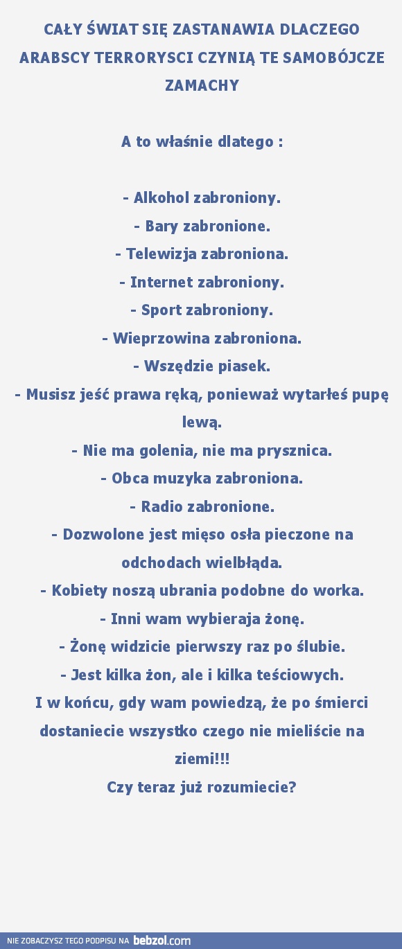 A to właśnie dlatego